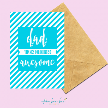 Dad - Thanks for being so awesome