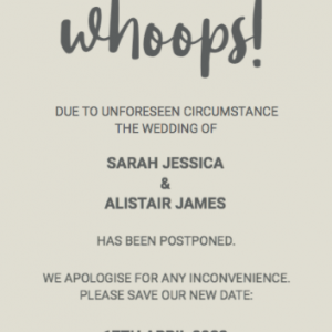 Whoops! - Change the date