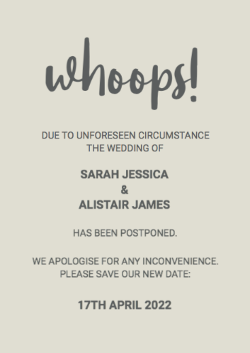 Whoops! - Change the date