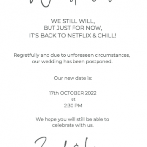 We still do - Change the date