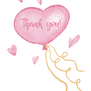 Thank you balloon