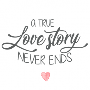 A true love story never ends