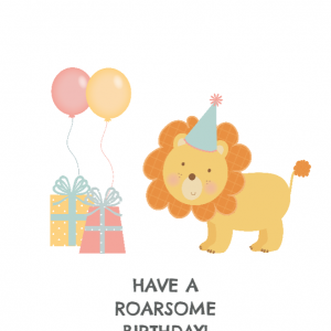 Happy Birthday Lion