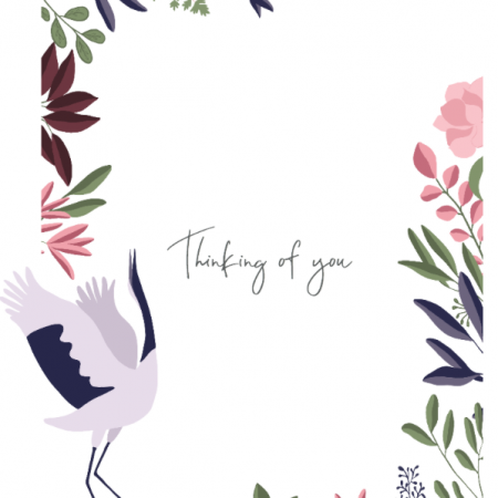 Thinking of you - Stork