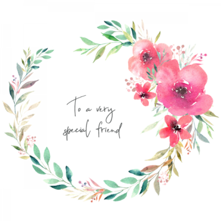 To a special friend - Garland