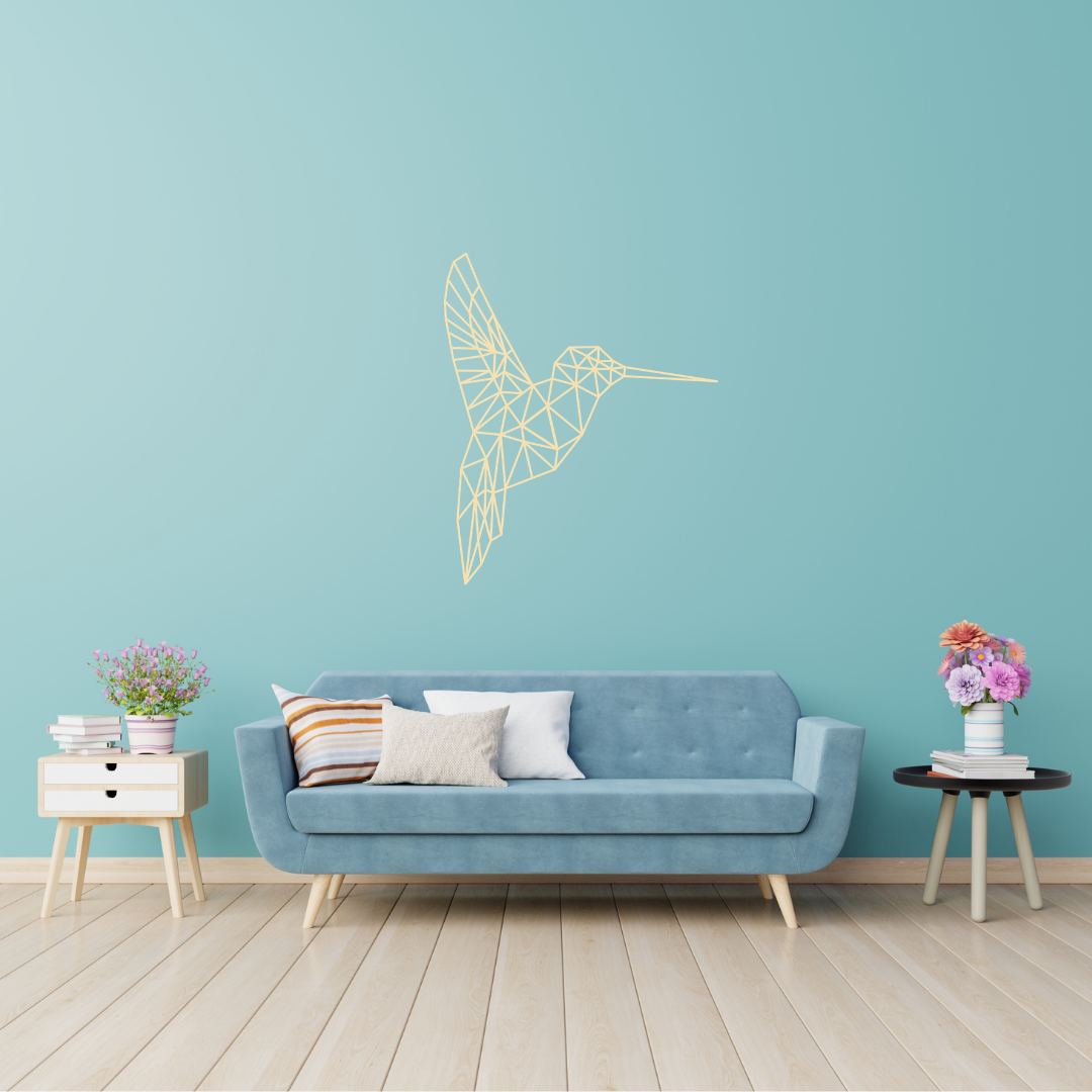 Gold - Laser Cut Hummingbird