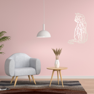 Silver - Laser Cut Cat