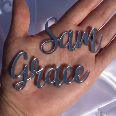 Laser Cut Name - Small